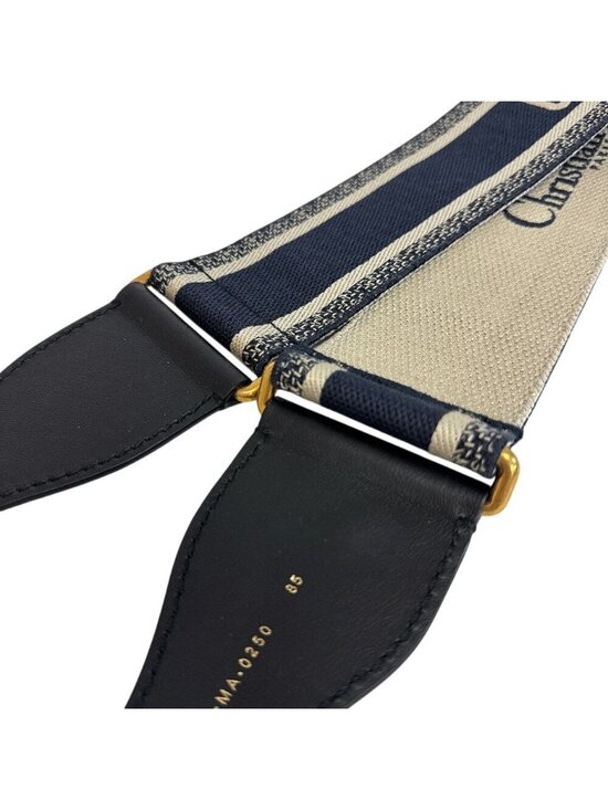 Dior Embroidered Belt Navy main image 4